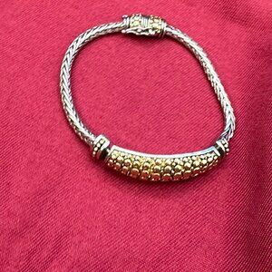 Michael Morrison MX Collection Two-Tone Bracelet.  Magnetic Closure